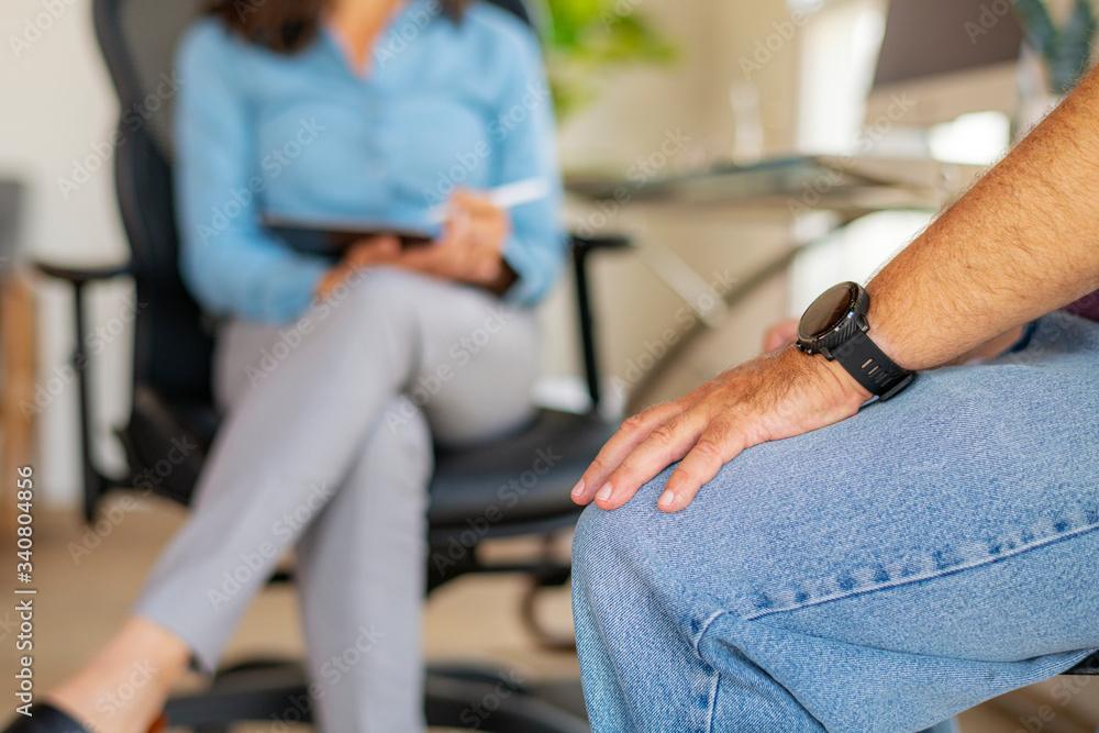 Fototapeta premium Emotional therapy session