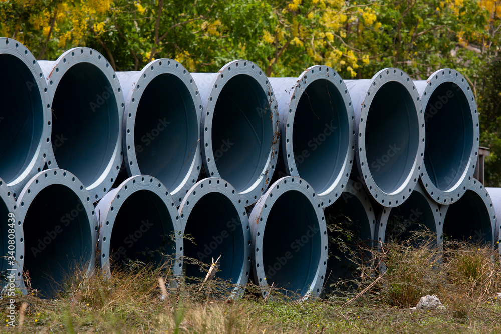 blue water pipes