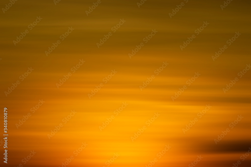 Orange sky and soft cloud in sunset sky background Orange sky and soft cloud in sunset sky background