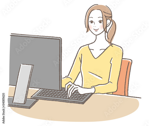 PC　女性