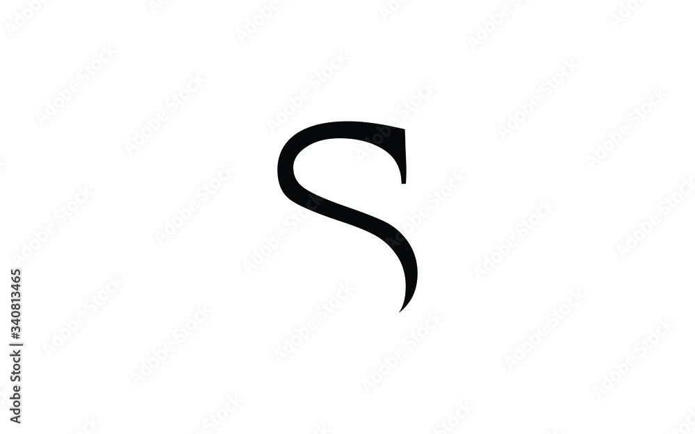 S Uppercase Letter Icon or Logo design, Vector Template S Uppercase Letter Icon or Logo design, Vector Template