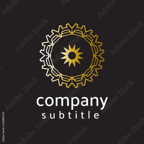 ornament gold and silver logo