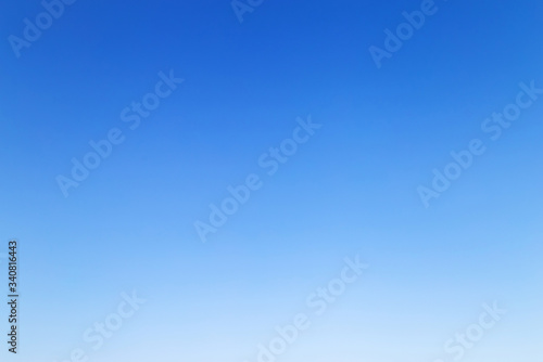 beautiful clear blue sky background photo