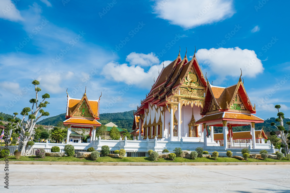  Buddhist temple in Thailand, without visitors