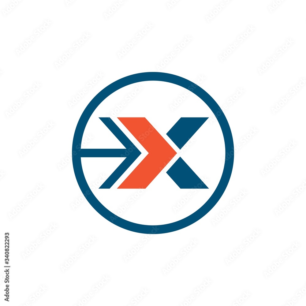 x letter arrow icon logo vector illustration x letter arrow icon logo vector illustration