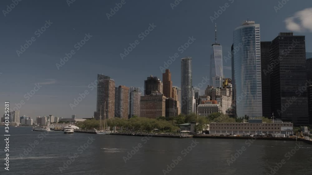 Finance District (Freedom Tower, Wall Street) captured from the ferry. Finance District (Freedom Tower, Wall Street) captured from the ferry.