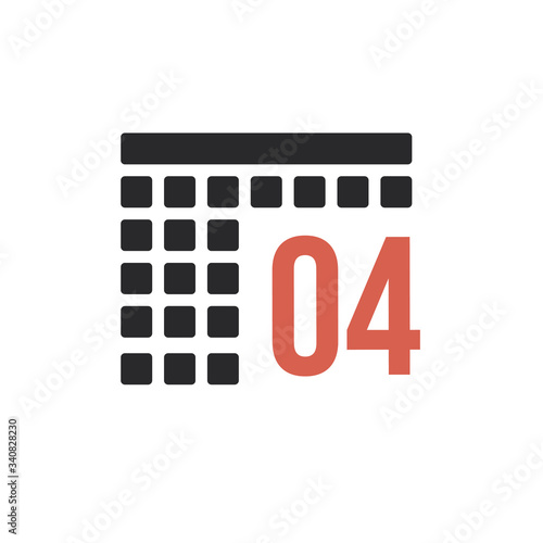 Month 4 april Calendar orga...