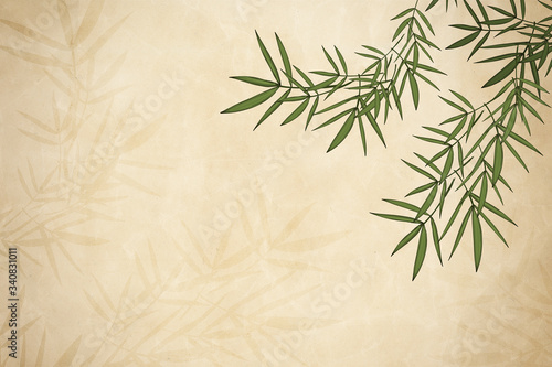 Fototapeta Naklejka Na Ścianę i Meble -  Bamboo leaf background