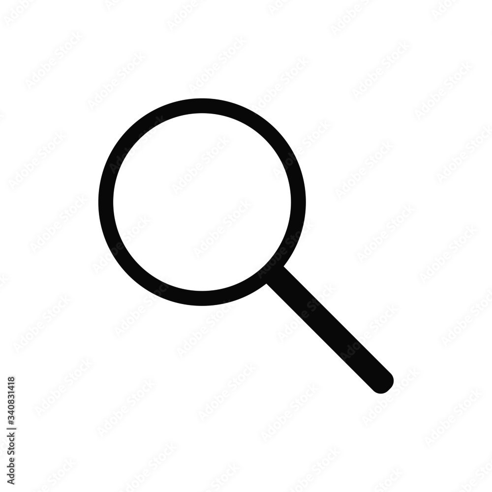 vector illustration of search icon vector illustration of search icon