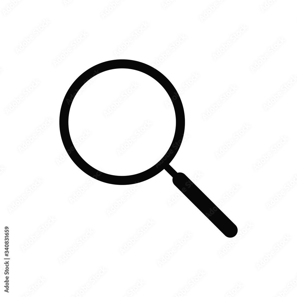 vector illustration of search icon vector illustration of search icon