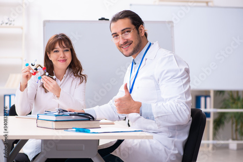 Medical students in the classroom