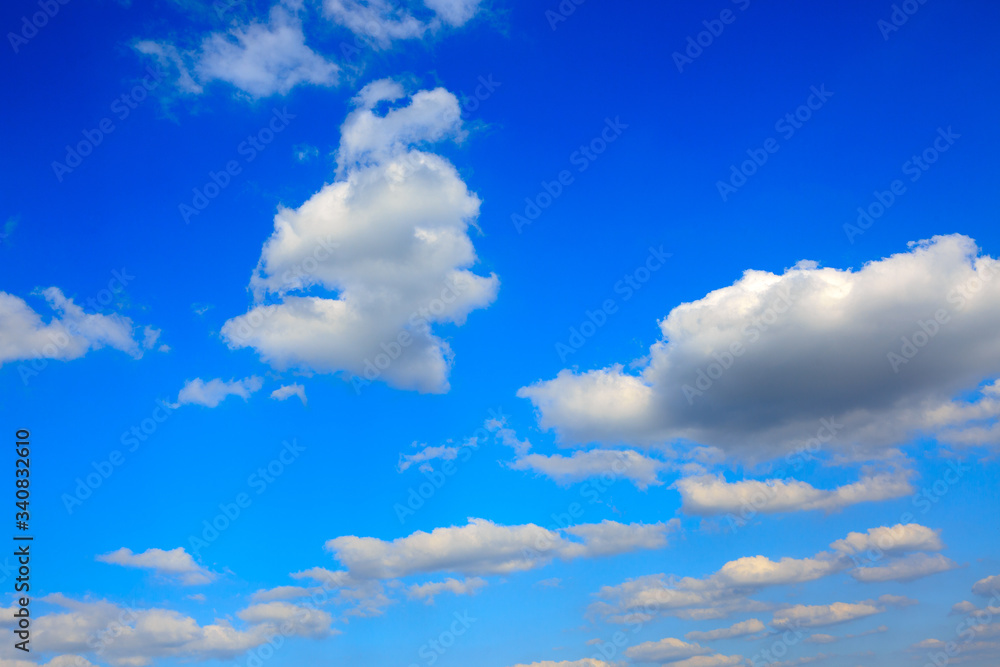Clouds and blue sky background with copy space. Clouds and blue sky background with copy space.