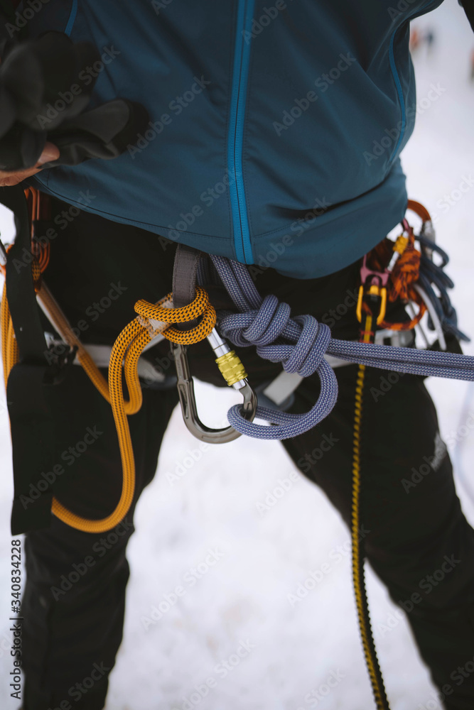 Hikers ropes and belays