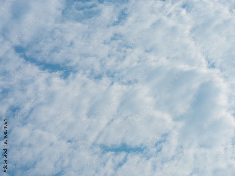 white cotton clouds in the blue sky. white cotton clouds in the blue sky.