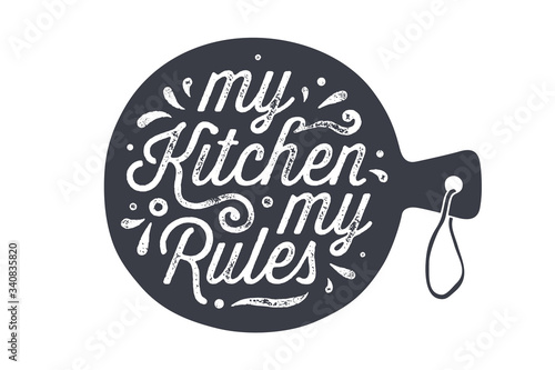 Fotografie, Obraz Kitchen cutting board
