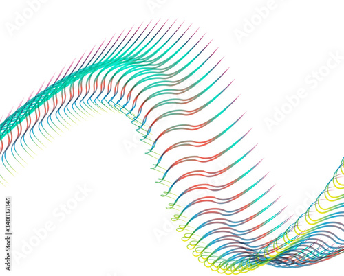 Abstract background blend wave line design for Wallpaper, Banner, Background, Card, Book Illustration, landing page