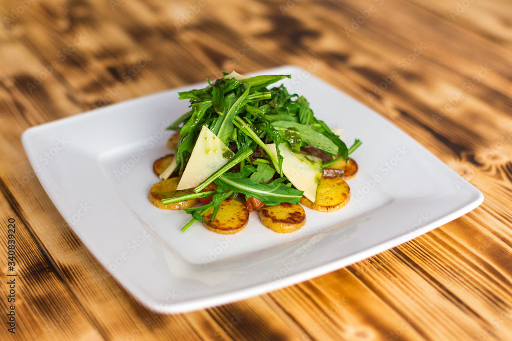 arugula with potatoes arugula with potatoes