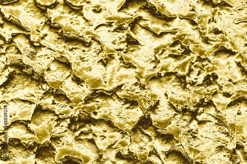 Golden bumpy and rough wall surface Golden bumpy and rough wall surface