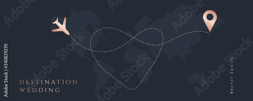 Destination Wedding  Vector