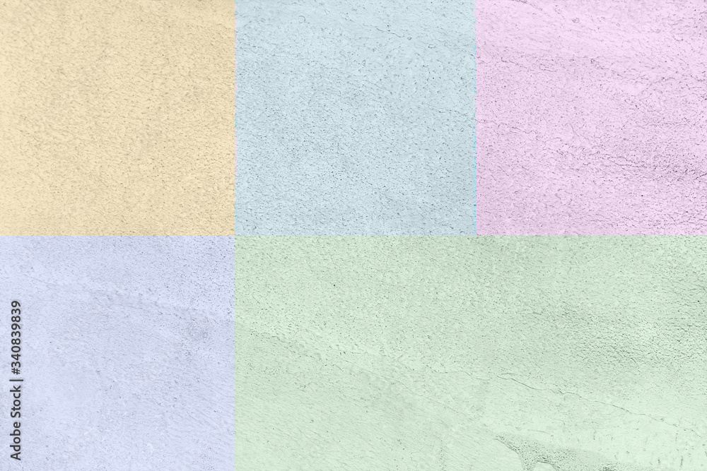 Fototapeta premium Mixed color concrete backgrounds