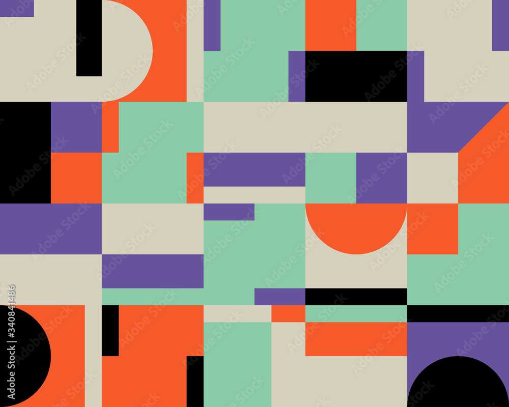 Deconstructed Abstract Vector Pattern Design Deconstructed Abstract Vector Pattern Design