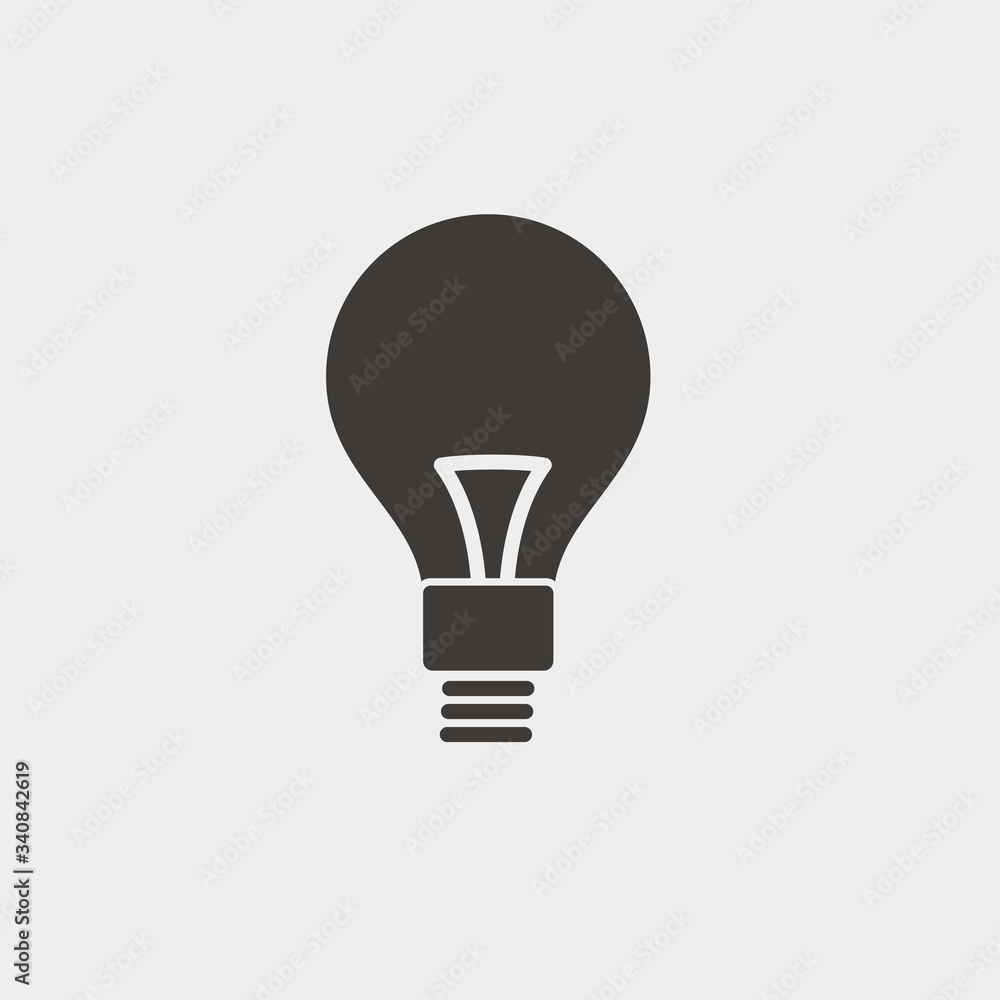 bulb icon vector illustration and symbol for website and graphic design bulb icon vector illustration and symbol for website and graphic design