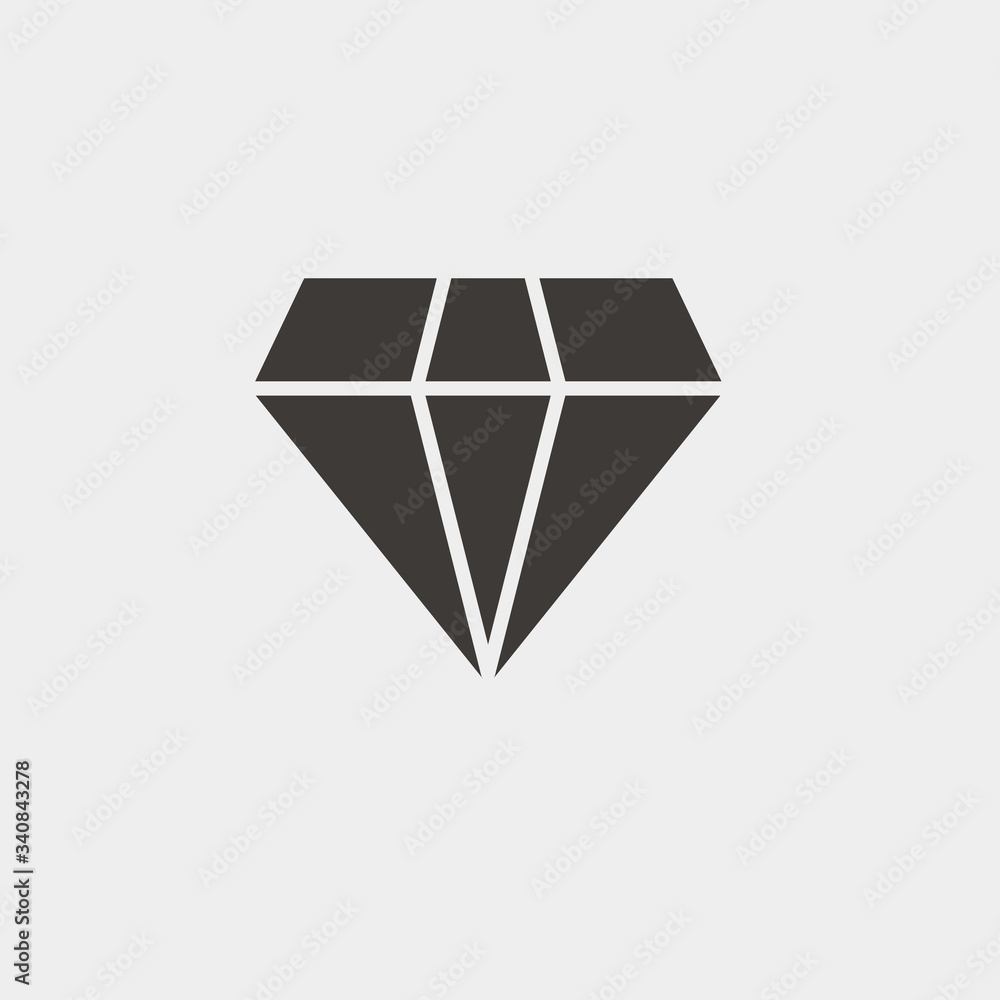 diamond icon vector illustration and symbol for website and graphic design diamond icon vector illustration and symbol for website and graphic design