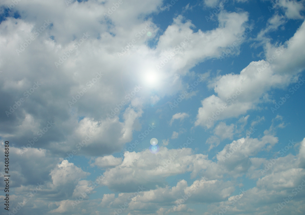 Obraz premium Cloudy sky background