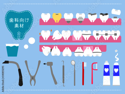 歯科_歯や虫歯・歯科器具