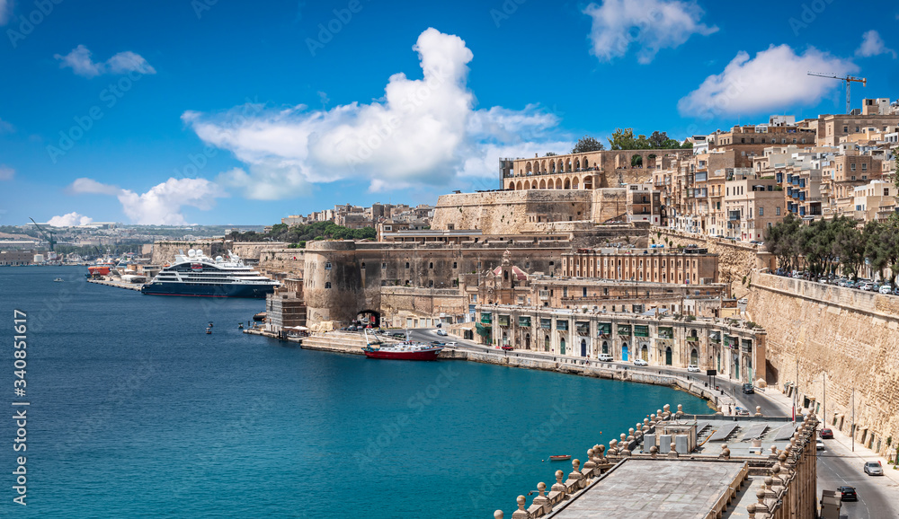 Valletta cruise port of Malta.