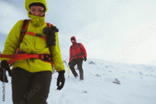 Trekking in winter