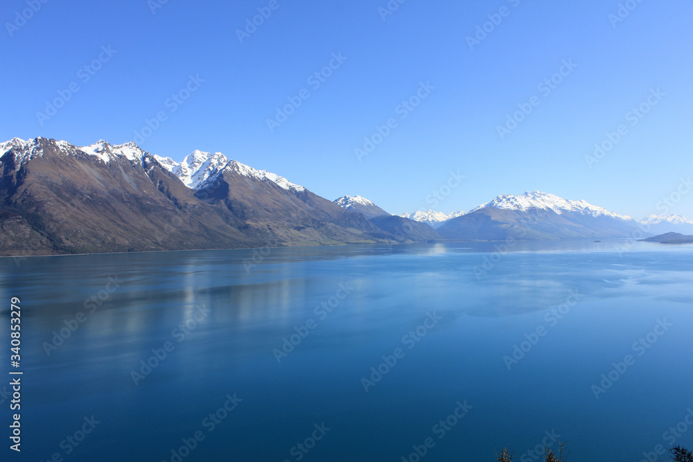 Mountains and lake, Queenstown