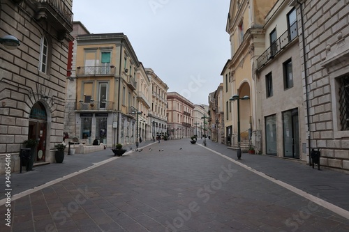 Benevento - Corso Garibaldi durante la quarantena