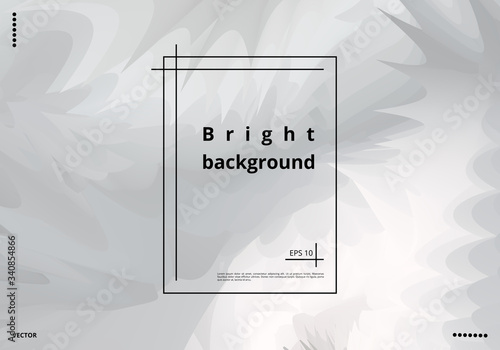 Abstract monochrome graphic