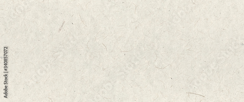 Natural japanese recycled paper texture. Banner background photo