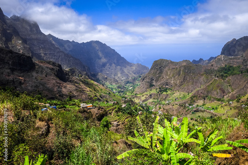 Paul Valley landscape in Santo Antao island  Cape Verde