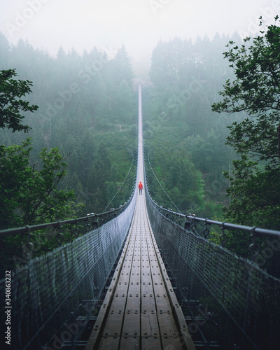 Hanging bridge in Germany