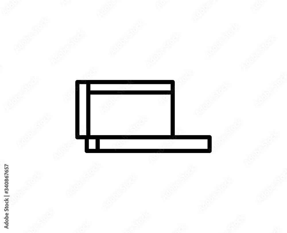 Laptop line icon Laptop line icon
