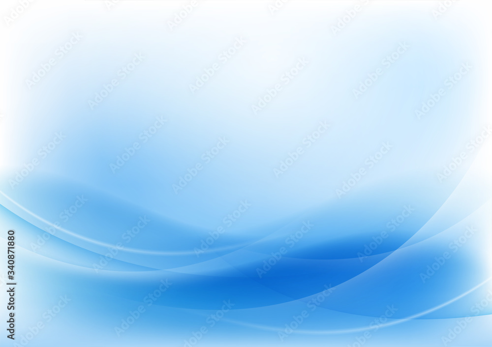 Abstract blue wave and line background Abstract blue wave and line background