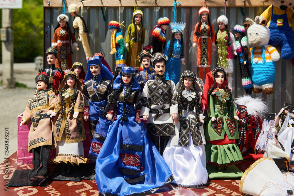 Georgian dolls in national costumes