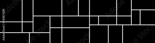 Vector collage for photos. Picture frame. Vector blank for scrapbook don't forget notes.