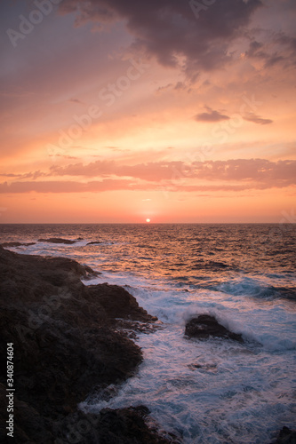 Magical sunset over the Aegean Sea in Ikaria © Avril