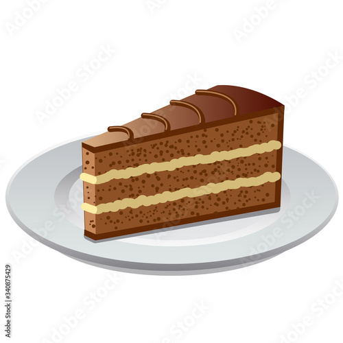 chocolate bisquit tart