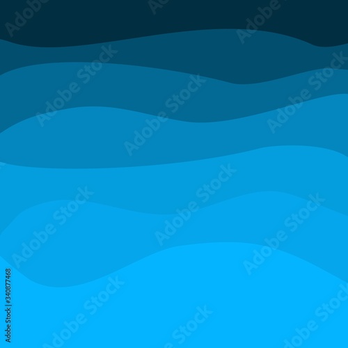 Hintergrund Textur mit Streifen und Wellen in blau, hellblau und dunkelblau