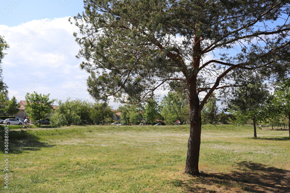 Le parc Bourlione à Corbas, grand espace vert - Ville de Corbas - Département du Rhône - France Le parc Bourlione à Corbas, grand espace vert - Ville de Corbas - Département du Rhône - France