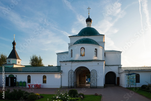 MUROM, RUSSIA - AUGUST 24, 2019:  Church of Cyril Belozersky in Murom Spaso-Preobrazhensky Monastery