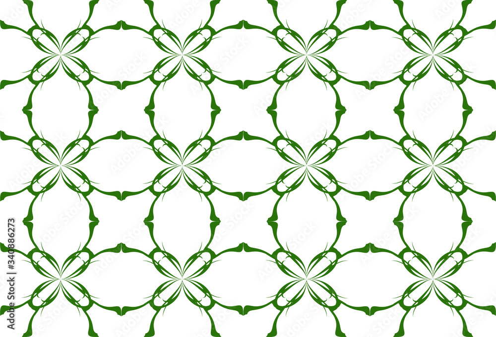 Naklejka premium Seamless pattern design with floral background elements, brown, black, gray, white ornaments