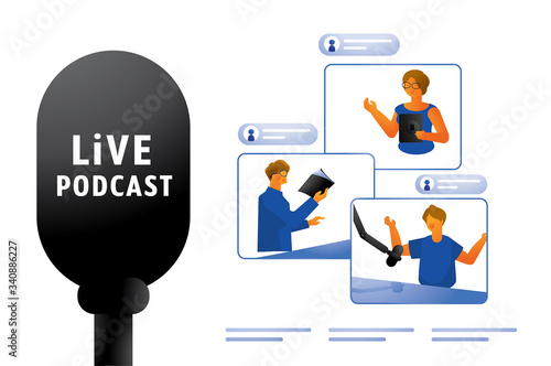 live podcast at home