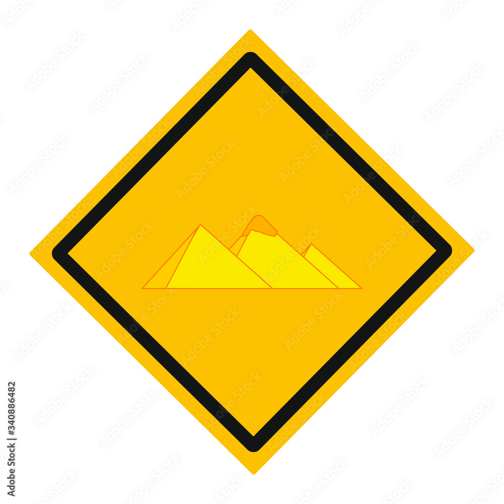 Egypt pyramids, illustration for web and mobile design. Egypt pyramids, illustration for web and mobile design.