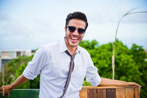 Casual and relaxed business man